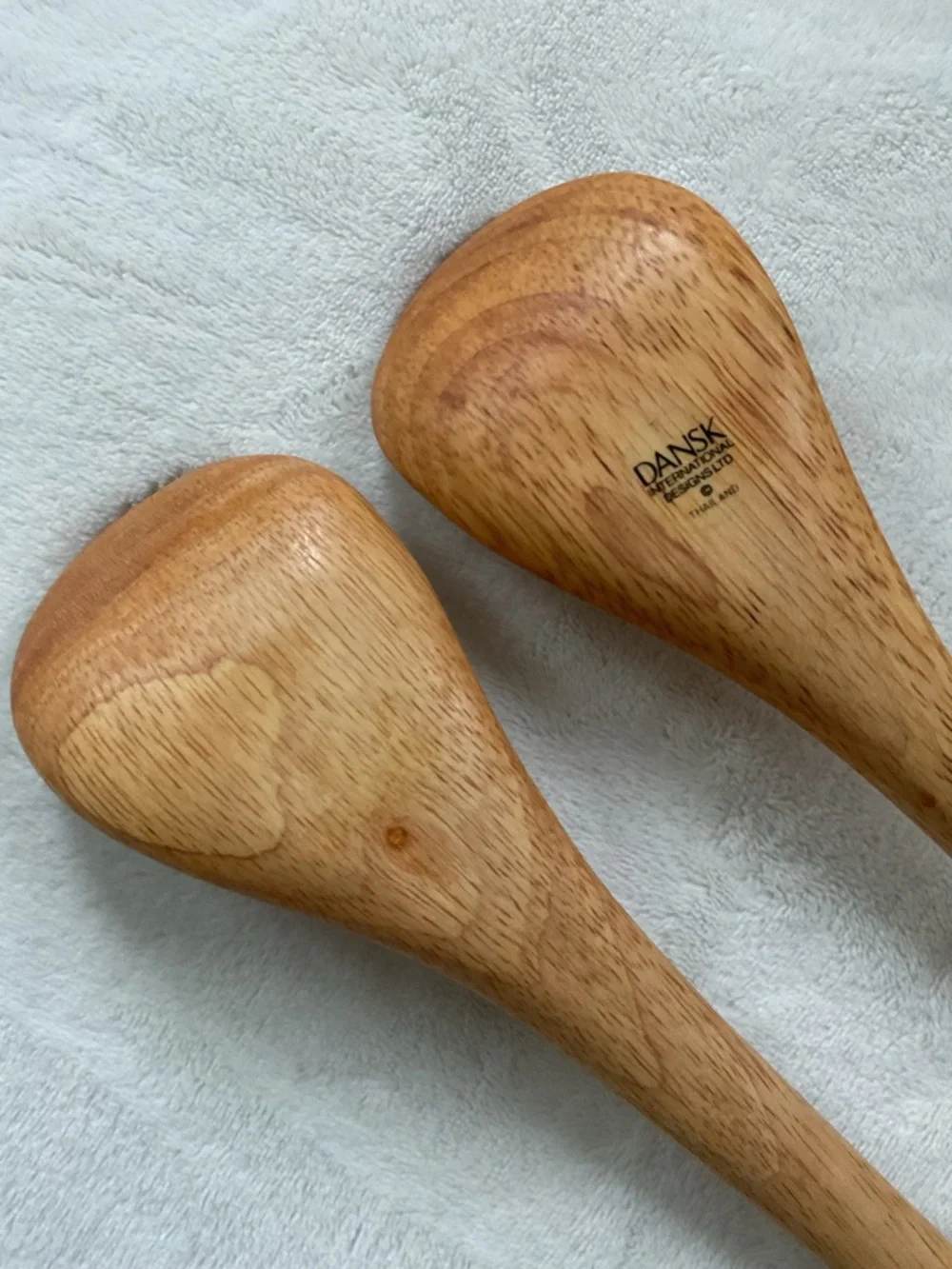 Dansk Jens Quistgaard Teak Staved Salad Bowl Set 13” Servers Danish Modern MCM